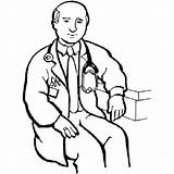 Coloring Pages Doctor Male Colouring Hospital Doctors Printables Clip Getcolorings Clipart Color Printable Bulkcolor sketch template