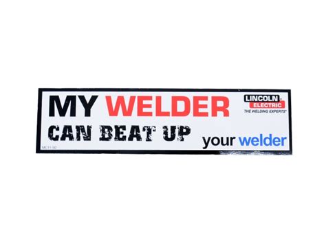 lincoln welder decal  welder  beat   welder bw parts