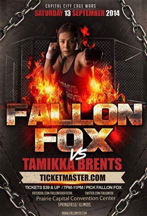 Fallon Fox To Fights Tamika Brents Saturday Night