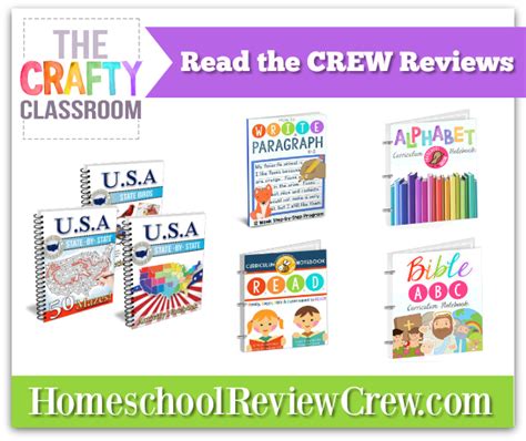 crafty classroom reviews homeschool review crew