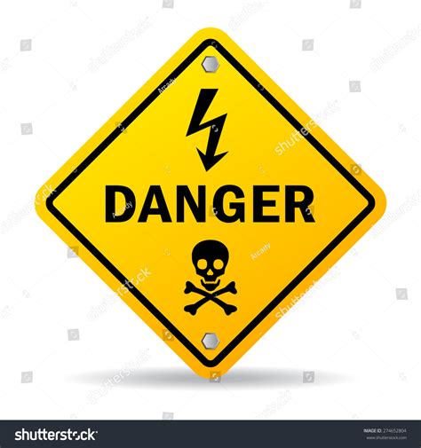 danger sign stock vector  shutterstock