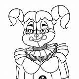 Coloring Pages Fnaf Sister Location Getcolorings Color Printable sketch template