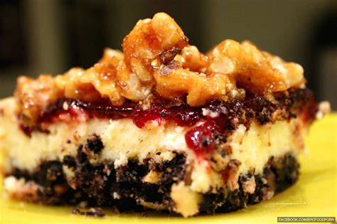 Raspberry Cheesecake Oreo Crust Topped With Candied
