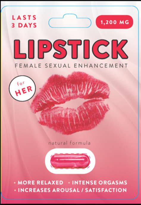 lipstick female libido single pill female libido enhancement