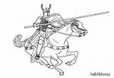 Knight Coloring Pages Horse Armor Hellokids Knights Drawing Color Kids Print Sketch sketch template