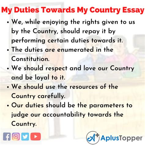 essay   duties   country  duties   country