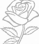 Ascii Rose Small Flower Text Flowers Keyboard Drawings Stem Symbols Choose Board sketch template