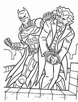 Coloring Kids Batman Pages Superman Joker Vs sketch template