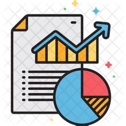 data analysis icon   colored outline style