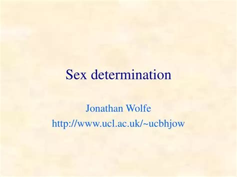 Ppt Sex Determination Powerpoint Presentation Free Download Id 366469