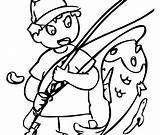 Coloring Pages Bass Fish Getcolorings Fishing sketch template