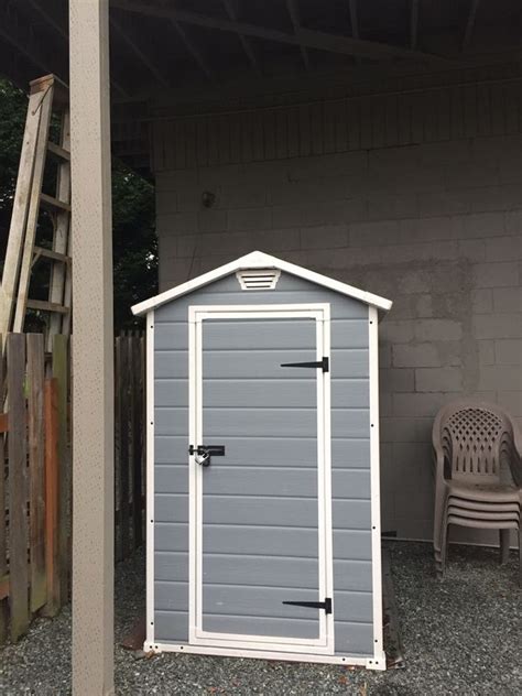 Keter Manor 4x6 Resin Outdoor Shed For Sale In Everett Wa Offerup