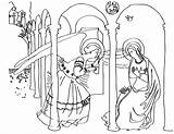 Annunciation Coloring Pages Renaissance Fra Angelico Everyday Color Sheet Printable Getcolorings Franklin Getdrawings Put Paper Elegant Colorings sketch template