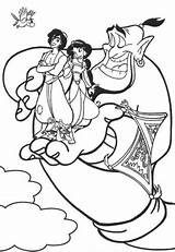 Aladdin Coloring Pages Disney Printable Lamp Kids Cool2bkids Jasmine Genie Color Detailed Magic Jafar Abu Getcolorings Print Sheets Princess Iago sketch template