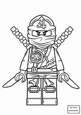 Ninjago Cole Coloring Pages Getdrawings sketch template