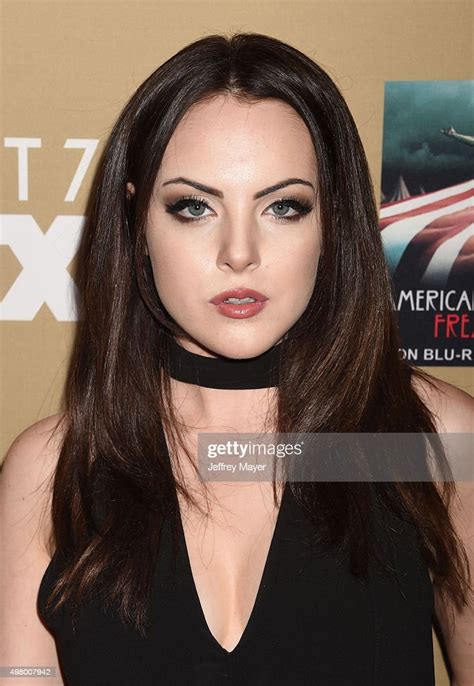 Actress Elizabeth Gillies Arrives At The Premiere Screening Of Fx S