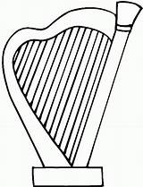 Harp Pintar Cuerda Miscellaneous Harpa Arpas Ausdrucken Musicais Arpa Websincloud Colorier Ausmalen Musique Activites Crianças Zeichnungen Harfe Bremen Kita Papier sketch template