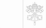 Flag Coloring Flags Vatican Printable Sheets Pages Found sketch template