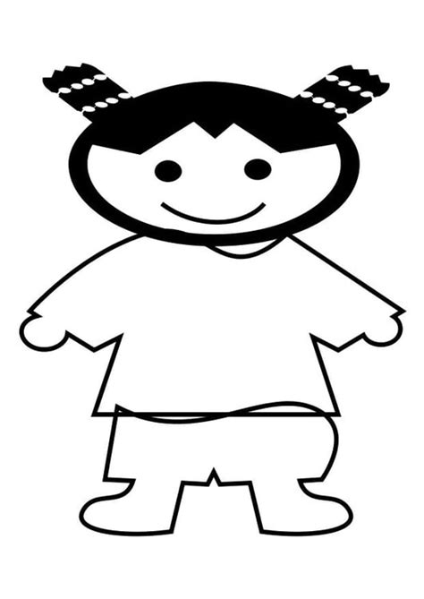 coloring page chinese girl  printable coloring pages img