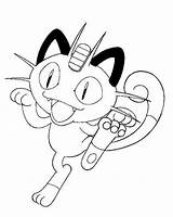 Meowth Pokemon Sheets Blogx sketch template