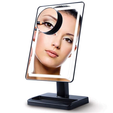 lighted makeup mirror  magnification   gadgets  amazon popsugar tech photo