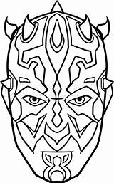 Maul Darth Vader Ausmalbilder Lightsaber Starwars Lightsabers Extraterrestres Maske Disfraces Marcadores Fractales Galaxias Divyajanani Dragoart sketch template
