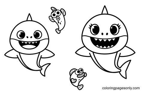 baby shark coloring pages  latest hd coloring pages printable