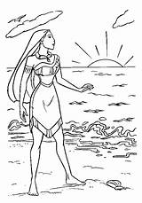 Pocahontas Coloring Pages sketch template