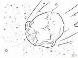 Asteroid Asteroide Colorare Meteorito Dibujar Meteoro Espacio Solare Belt Acuoso Stelle Pianeti Acqua Raskrasil Watery Colorier Choisir Tableau Categorías sketch template