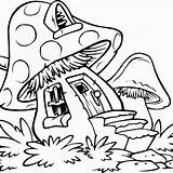 Coloring Pages Stoner Mushroom Trippy Drawing House Mushrooms Printable Easy Drawings Cartoon Tumblr Kids Sheets Print Color Abstract Collection Mandala sketch template
