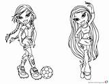 Bratz Coloring Pages Babyz Fianna Doll Printable Color Kids Template Bettercoloring sketch template