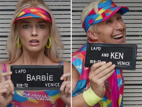 Barbie And Ken Get Arrested In New Trailer For Margot Robbie Ryan