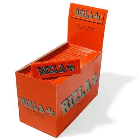 rizla red regular cigarette papers full box  packs