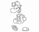 Rayman Coloring Pages Legends Printable Drawing Games Template Description sketch template