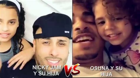 ️ hija de nicky jam cantando vs ozuna y su hija cantando 2018 ️ youtube