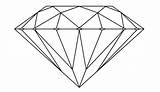 Diamante Colorir Diamantes sketch template