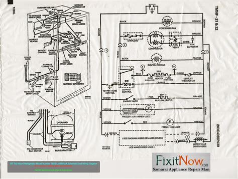 wiring diagram  kenmore refrigerator wiring diagram