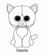 Boo Beanie Coloring Boos Pages Party Cat Ty Search Google sketch template