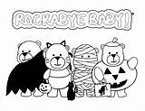 Coloring Halloween Pages Baby Print Rockabye Happy Giveaway Play Clipartbest Clipart sketch template