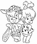 Pebbles Coloring Pages Flintstones Bamm Bam Flintstone Ruble Posing Colouring Cartoon Color Print Find Getcolorings Show Kids Search Disney Choose sketch template