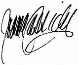 Cassidy Joanna Facsimile Autograph sketch template