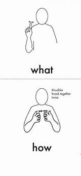 Makaton Asl sketch template