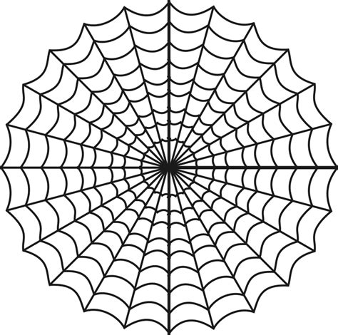spider web outline clipartsco