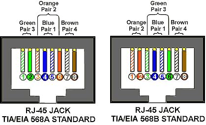 diagram correct color alignment making cate network wall jack wiring diagram reference