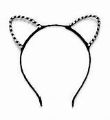 Ears Cat Drawing Headband Rhinestone Meowingtons Getdrawings Clipartmag Choose Board sketch template