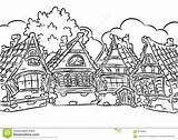 Timbered sketch template