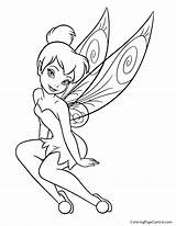 Tinkerbell Coloring Central Wikiclipart sketch template