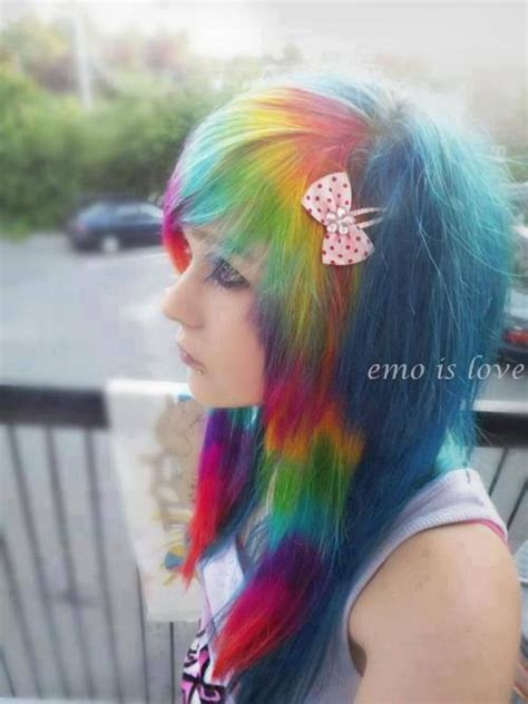 scene rainbow hair emo punk girl hot cute scene girls
