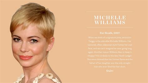 30 iconic hairstyles celebrity short hair michelle