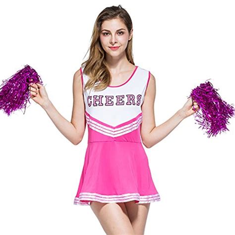 best cheerleader costume pink girls
